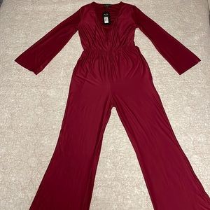 Red long romper (Us 8/ Uk 12)